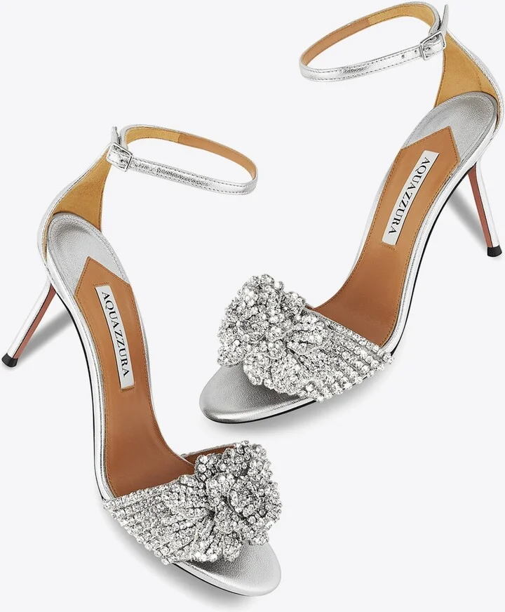 Peony Crystal 85 Crystal-Embellished Sandals - Image 3