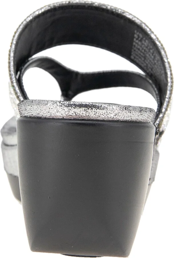 Pepea Crystal Platform Wedge Sandal - Image 4