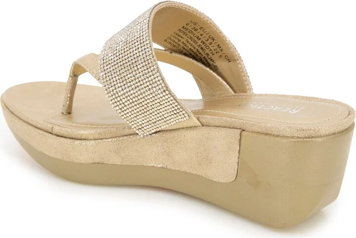 Pepea Crystal Platform Wedge Sandal - Image 10