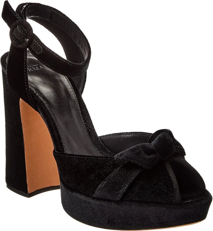 Pepitta 120 Velvet Platform Sandal