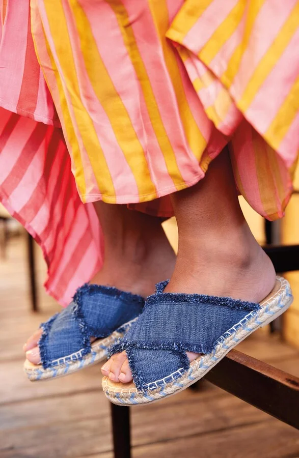 Pepper Espadrille Slide Sandal - Image 2