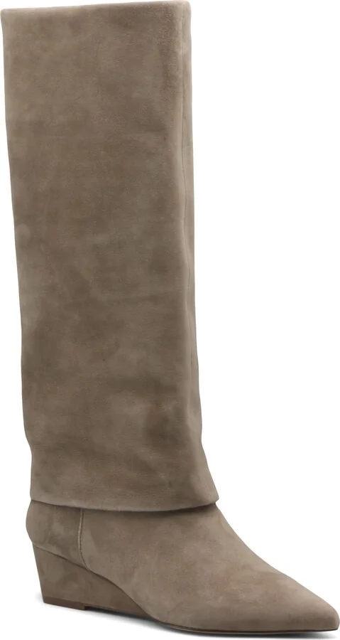 Perez Knee High Wedge Boot