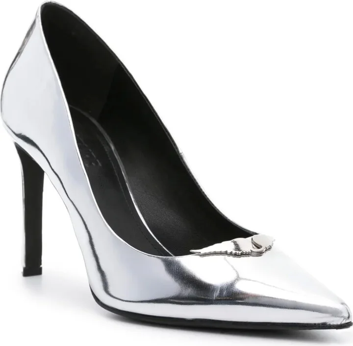 Perfect 100mm metallic-finish pumps - Image 2