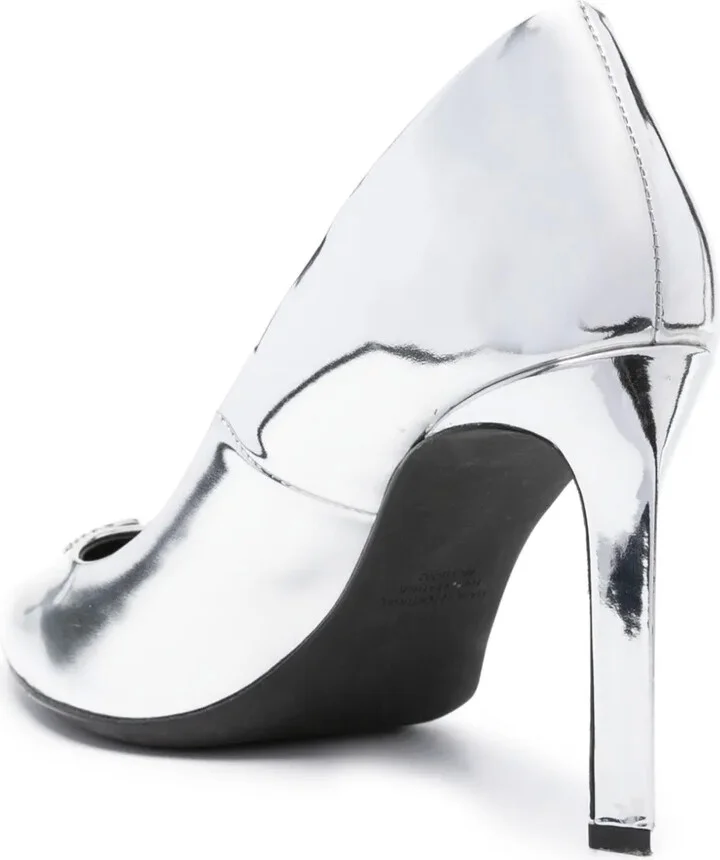 Perfect 100mm metallic-finish pumps - Image 3