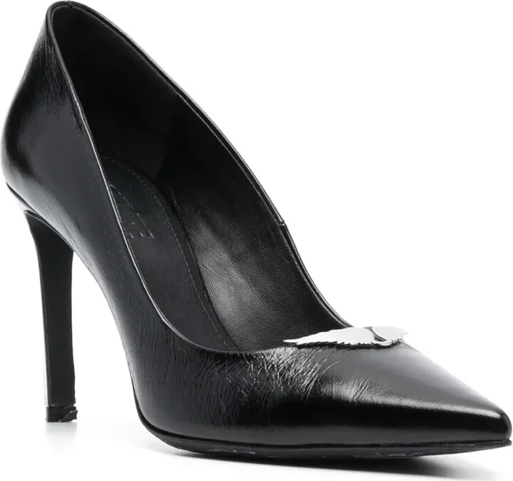 Perfect Vintage 100mm leather pumps - Image 2