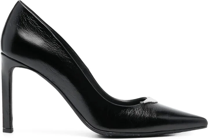 Perfect Vintage 100mm leather pumps