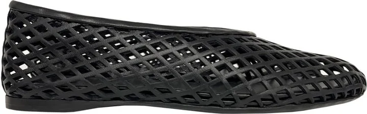 Perforated Ballerina Flat