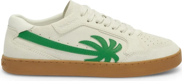 Perforated Bovine Leather Sneakers