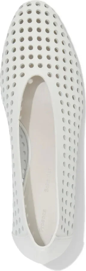 Perforated Cone 40mm leather pumps - Image 4