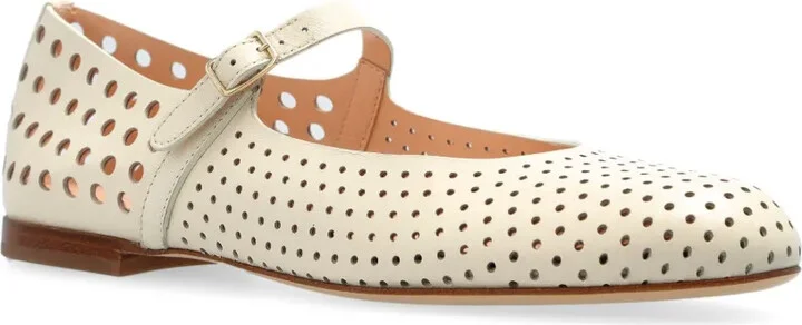 Perforated-Design Ballet Flats - Image 2