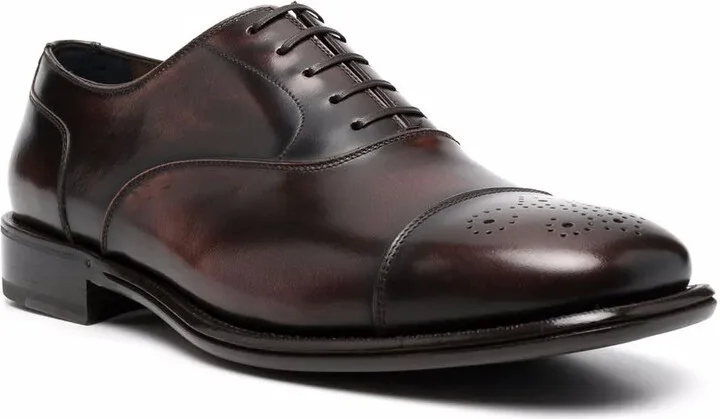 perforated-design Oxford shoes - Image 2