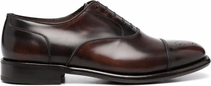 perforated-design Oxford shoes