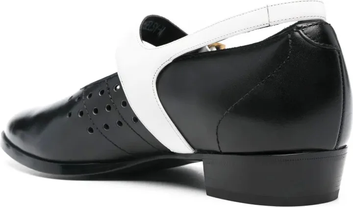 Perforated-Detail Ballet Flats - Image 3
