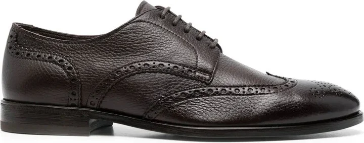 Perforated-Detail Brogue Shoes