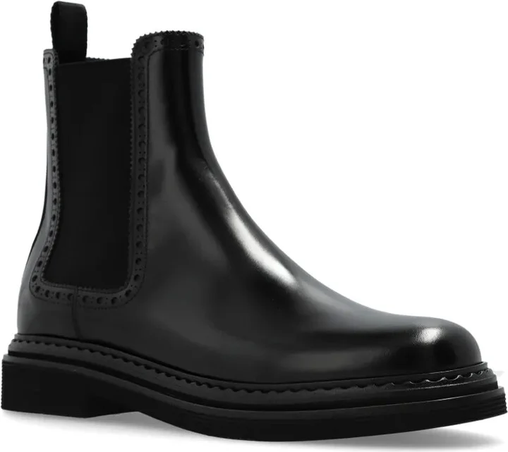 perforated-detail Chelsea boots - Image 4