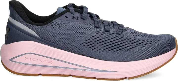 Perforated-Detail Lace-Up Sneakers