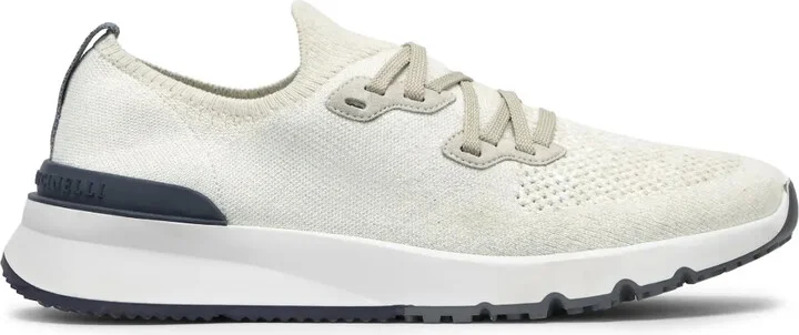 Perforated-Detail Low-Top Sneakers