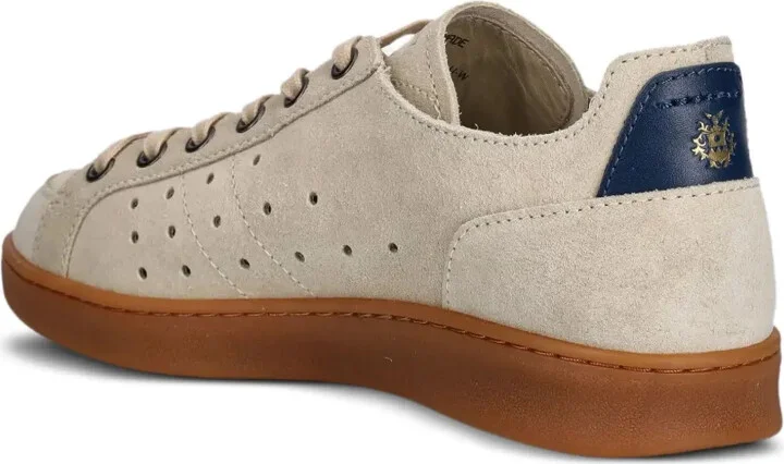 Perforated-Detail Suede Sneakers - Image 5