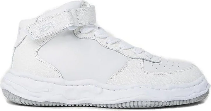 Perforated Detailed High Top Sneakers