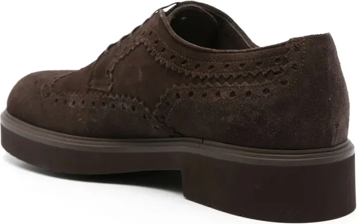 perforated-detailing Derby shoes - Image 3
