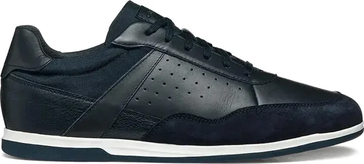 Perforated-Details Low-Top Sneakers