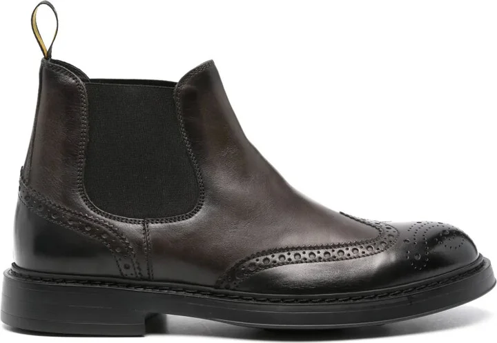 Perforated-Embellished Boots