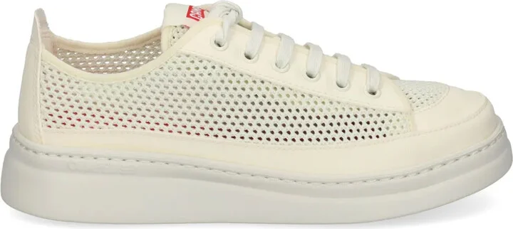 Perforated Lace-Up Sneakers