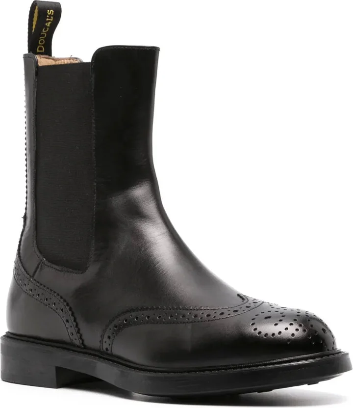 perforated leather Chelsea boots - Image 2