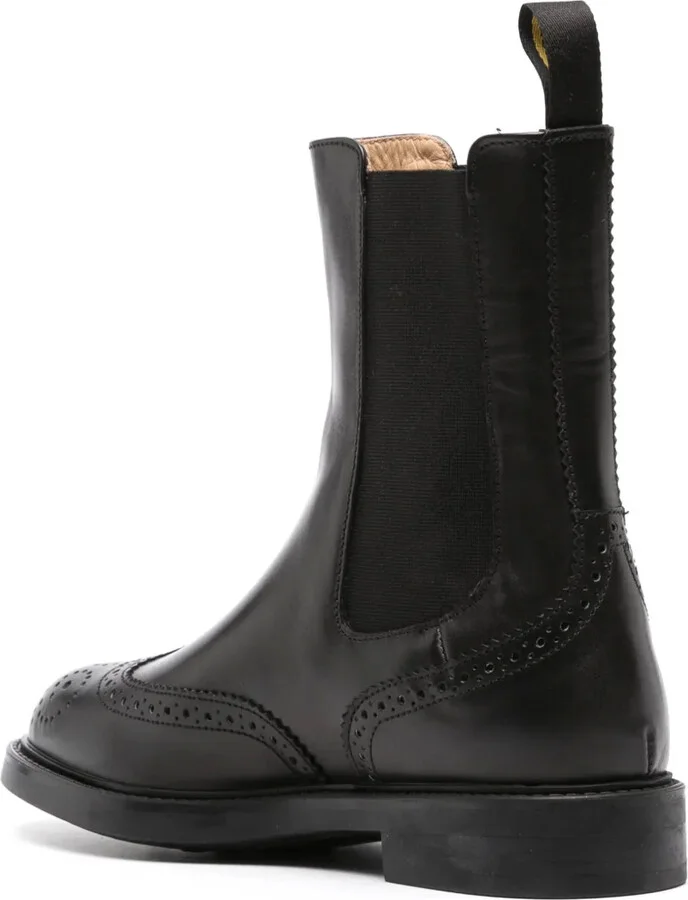 perforated leather Chelsea boots - Image 3