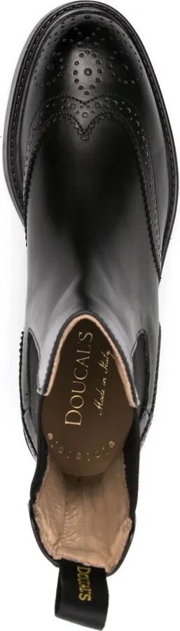 perforated leather Chelsea boots - Image 4