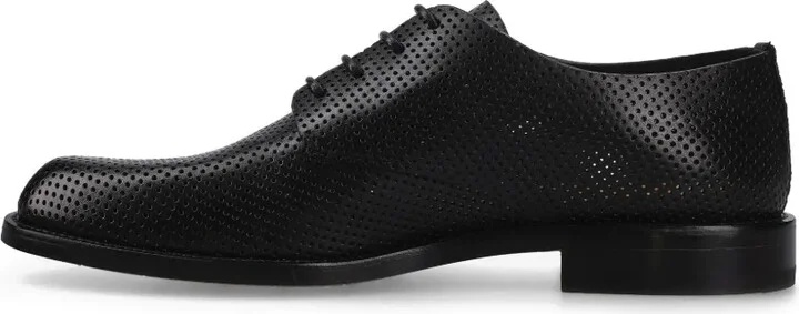 Perforated Leather Derby Shoes - Image 5