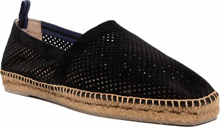 Perforated Leather Espadrilles - Image 2