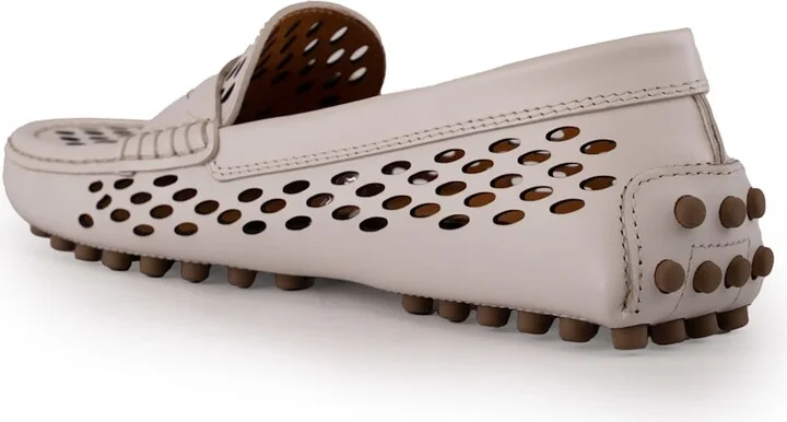 Perforated Leather Loafers - Image 2