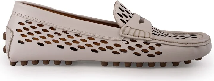 Perforated Leather Loafers