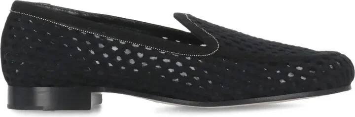 Perforated Leather Loafers