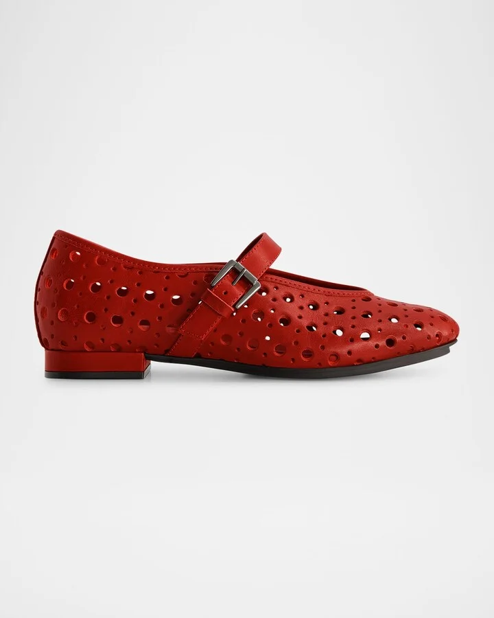 Dark Red Glove Leather