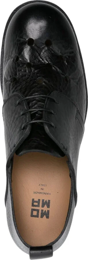 perforated leather Oxford shoes - Image 4