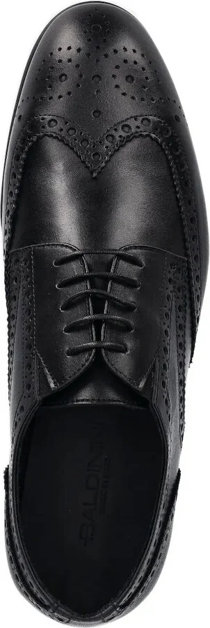 perforated leather Oxford shoes - Image 3