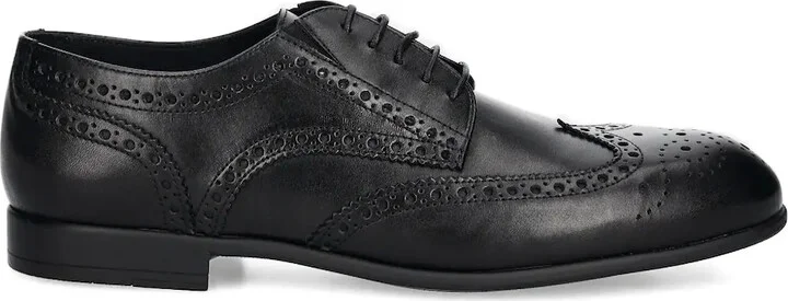 perforated leather Oxford shoes
