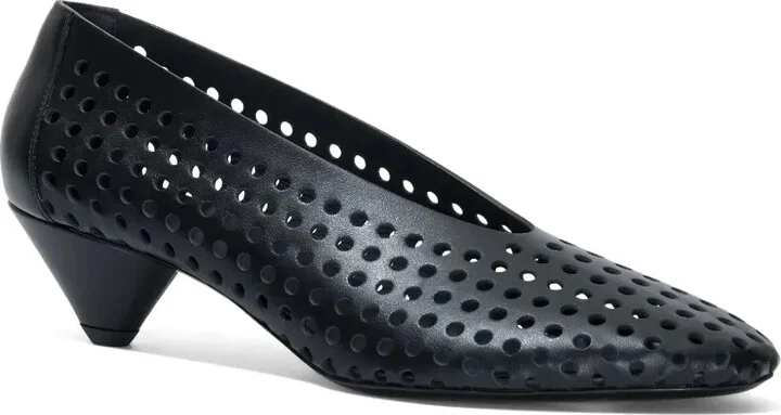 Perforated Leather Pumps - Image 2
