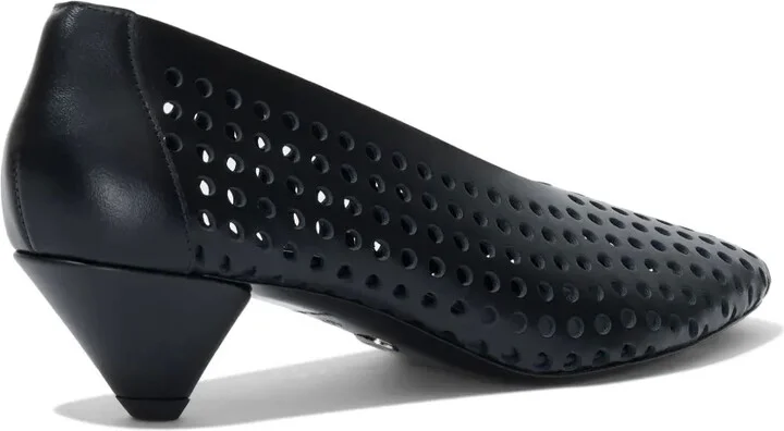 Perforated Leather Pumps - Image 3