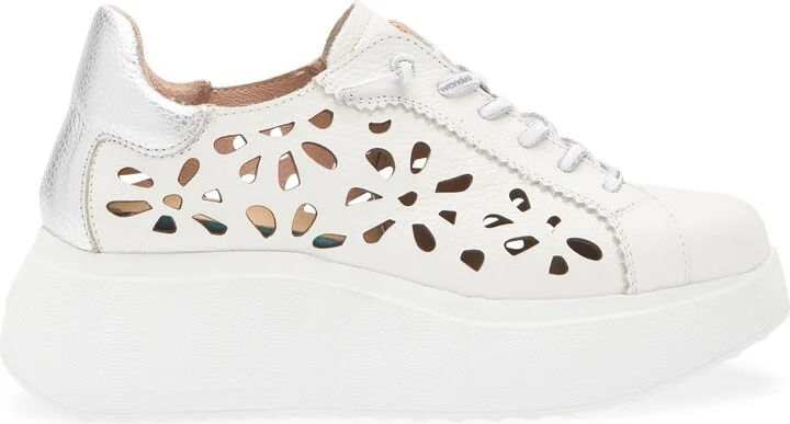 Perforated Leather Sneaker - Image 3