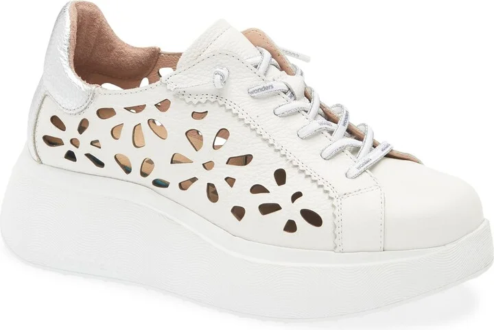 Perforated Leather Sneaker