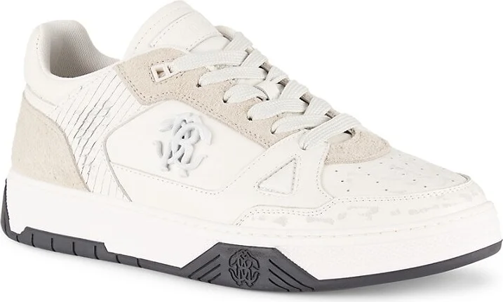 Perforated Leather Sneakers - Image 2