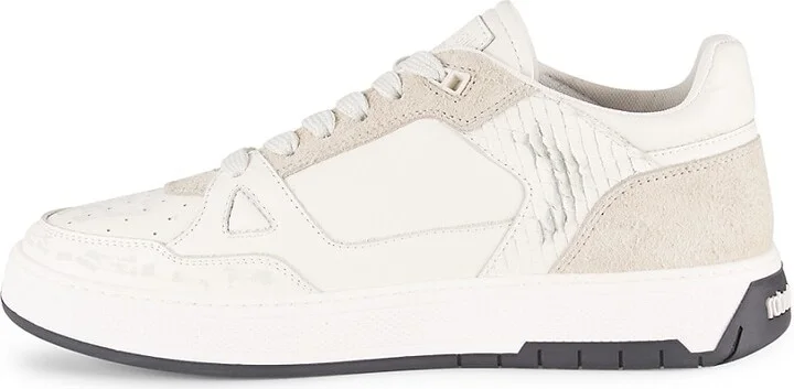 Perforated Leather Sneakers - Image 4