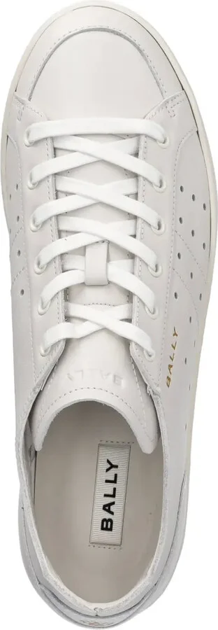 Perforated Leather Sneakers - Image 4