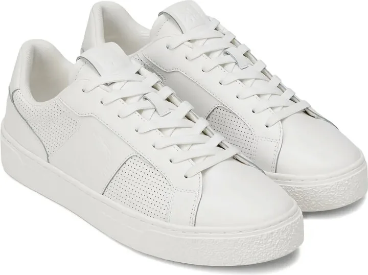 Perforated Leather Sneakers - Image 2