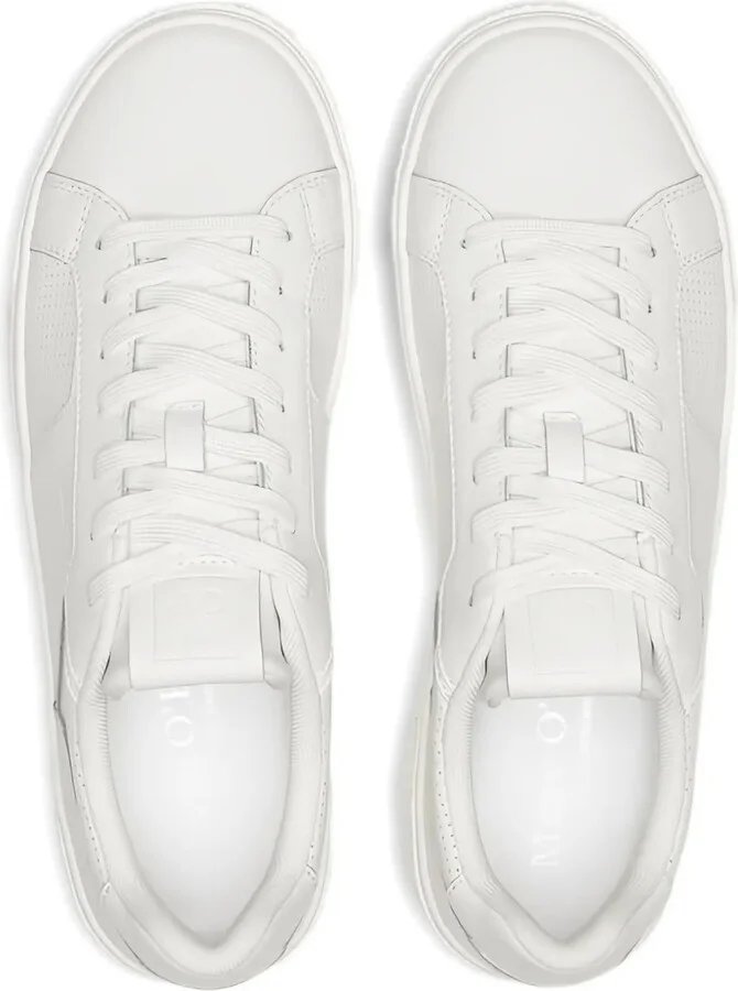 Perforated Leather Sneakers - Image 4