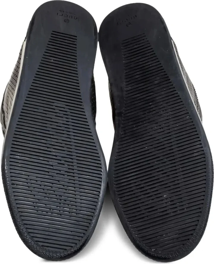 Perforated Leather Sneakers - Image 3