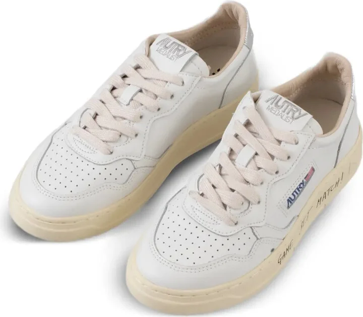Perforated Leather Sneakers - Image 3